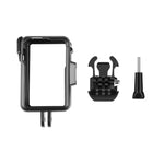Per DJI Osmo Action 4/3 PULUZ Gabbia verticale in plastica con telaio protettivo con scarpe fredde, For DJI Osmo Action 5 Pro / 4 / 3 Vertical Cage