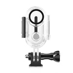Per Insta360 GO 3 PULUZ Custodia impermeabile subacquea da 40 m con adattatore di base e vite, 40m Waterproof Housing Case