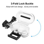 Per Insta360 GO 3 PULUZ Custodia impermeabile subacquea da 40 m con adattatore di base e vite, 40m Waterproof Housing Case