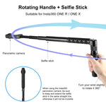 Per supporto treppiede da tavolo con impugnatura rotante Insta360 X3 PULUZ, Desktop Tripod Stand