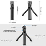 Per Insta360 X3 PULUZ Maniglia rotante Supporto per treppiede da tavolo Monopiede per selfie da 110 cm, Desktop Tripod Stand 110cm Selfie Stick