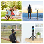 Per Insta360 X3 PULUZ Maniglia rotante Supporto per treppiede da tavolo Monopiede per selfie da 110 cm, Desktop Tripod Stand 110cm Selfie Stick