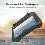 Per telecomando DJI Mini 4 Pro / Air 3 / DJI RC 2 con custodia protettiva in silicone PULUZ schermo, For DJI RC 2