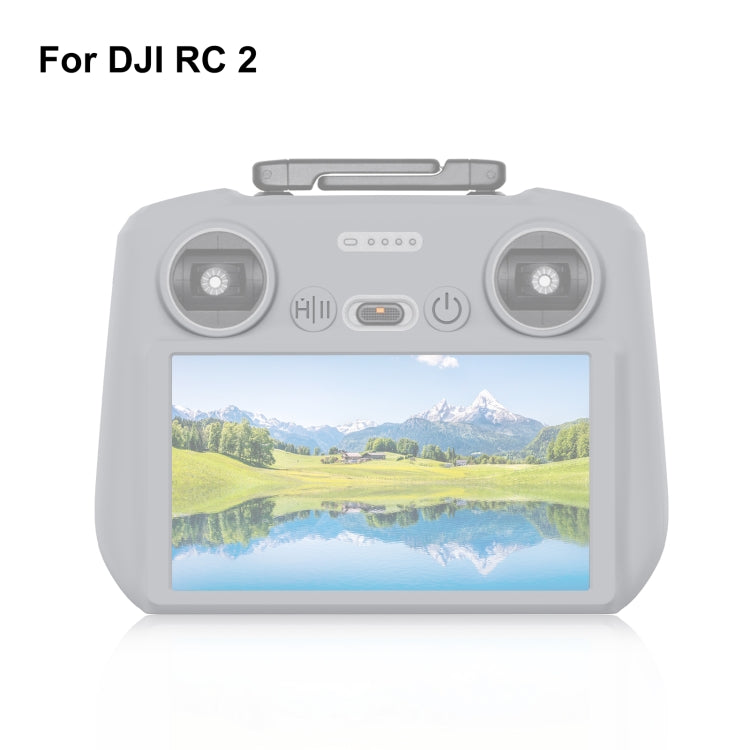 Per telecomando DJI Mini 4 Pro / Air 3 / DJI RC 2 con custodia protettiva in silicone PULUZ schermo, For DJI RC 2