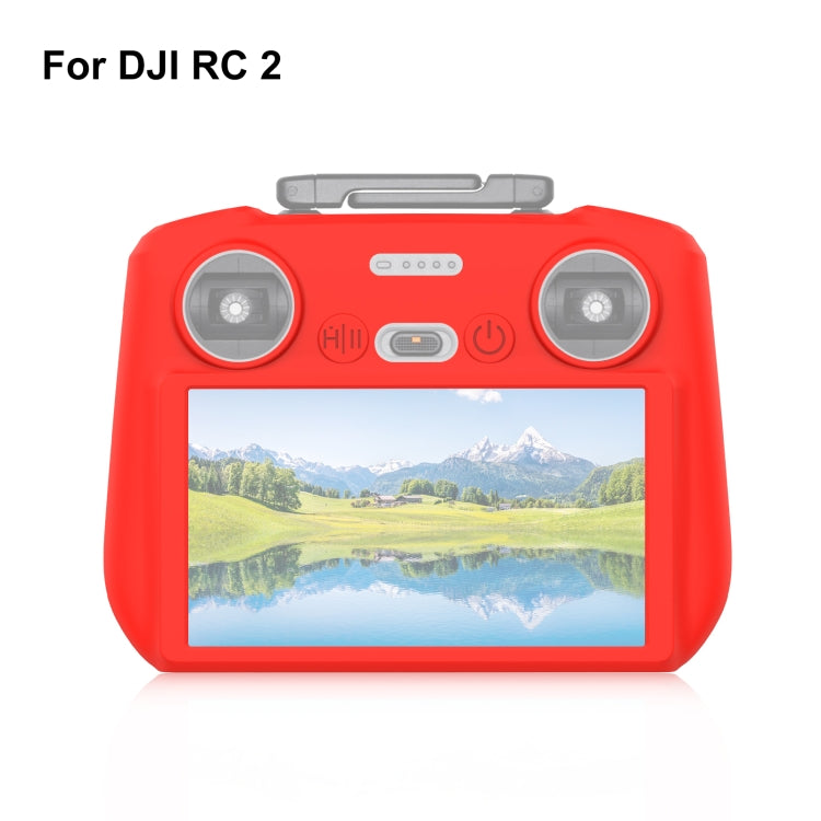 Per telecomando DJI Mini 4 Pro / Air 3 / DJI RC 2 con custodia protettiva in silicone PULUZ schermo, For DJI RC 2