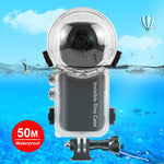 Per custodia subacquea sigillata impermeabile Insta360 X3 PULUZ da 50 m, Invisible Dive Case