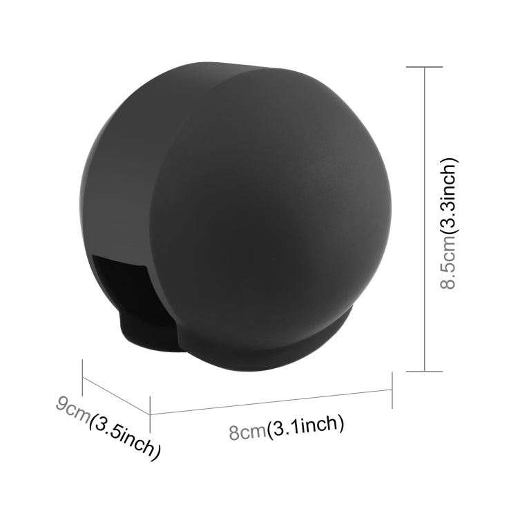 Per Insta360 X3 PULUZ Custodia da immersione invisibile Copriobiettivo Custodia protettiva in silicone, For Insta360 X4 / X3