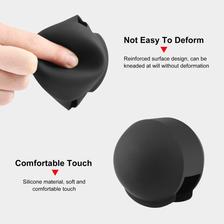 Per Insta360 X3 PULUZ Custodia da immersione invisibile Copriobiettivo Custodia protettiva in silicone, For Insta360 X4 / X3