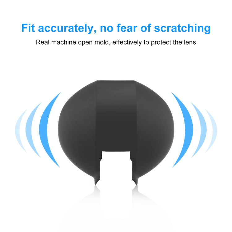 Per Insta360 X3 PULUZ Custodia da immersione invisibile Copriobiettivo Custodia protettiva in silicone, For Insta360 X4 / X3