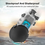 Per Insta360 X3 PULUZ Custodia da immersione invisibile Copriobiettivo Custodia protettiva in silicone, For Insta360 X4 / X3