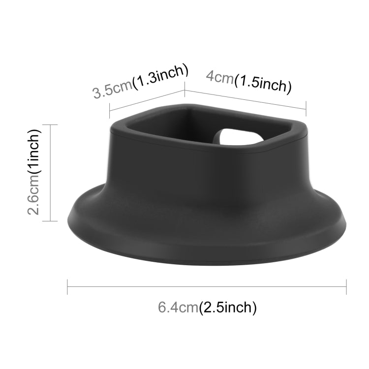 Per DJI Osmo Pocket 3 PULUZ Dock in silicone Staffa base di ricarica da tavolo, Silicone Dock Base