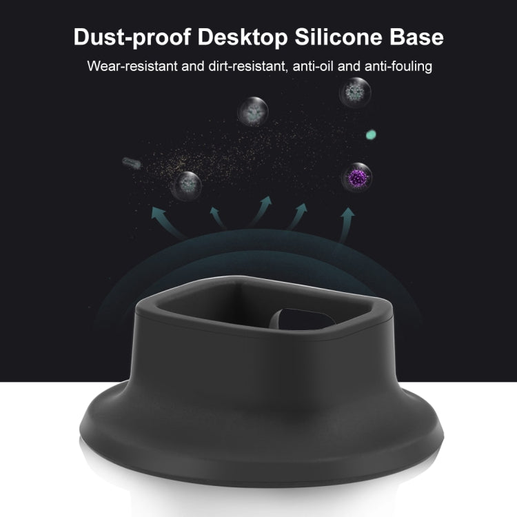 Per DJI Osmo Pocket 3 PULUZ Dock in silicone Staffa base di ricarica da tavolo, Silicone Dock Base