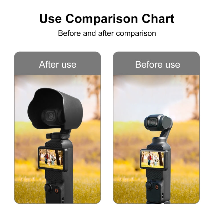 Per DJI OSMO Pocket 3 Parasole Copriobiettivo protettivo, Sunshade