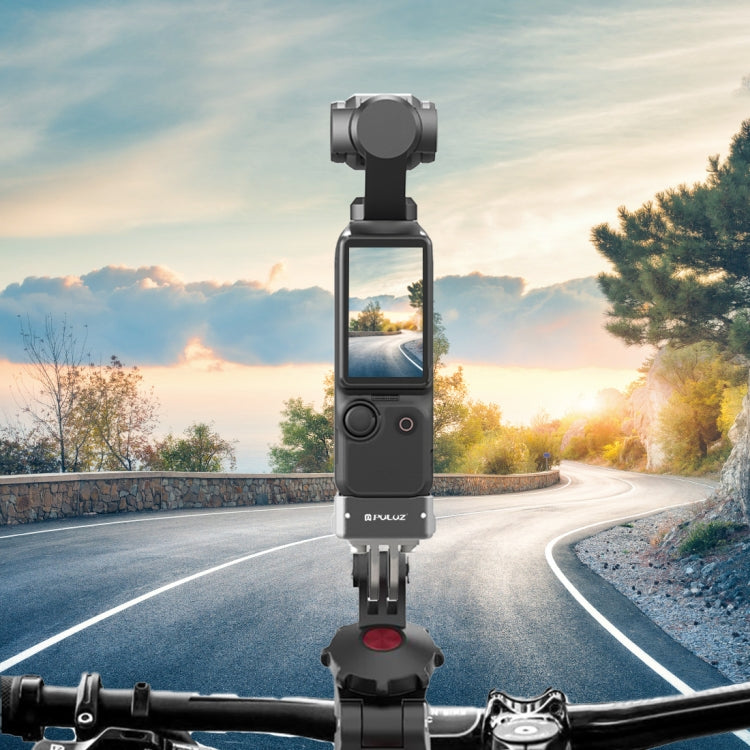 Per DJI OSMO Pocket 3 PULUZ USB-C / Type-C Dock Base di ricarica da tavolo Staffa in lega di alluminio, Desktop Charging Base