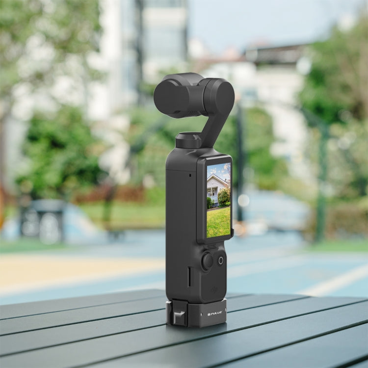 Per DJI OSMO Pocket 3 PULUZ USB-C / Type-C Dock Base di ricarica da tavolo Staffa in lega di alluminio, Desktop Charging Base