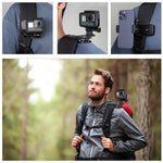 Puluz Clip Girevole 360° per Zaino e Cappello
