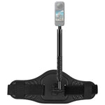 PULUZ Waist Belt Mount Strap with Selfie Stick Monopod for DJI, Insta360, GoPro and Other Action Camera, with Selfie Stick