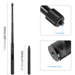 PULUZ Waist Belt Mount Strap with Selfie Stick Monopod for DJI, Insta360, GoPro and Other Action Camera, with Selfie Stick