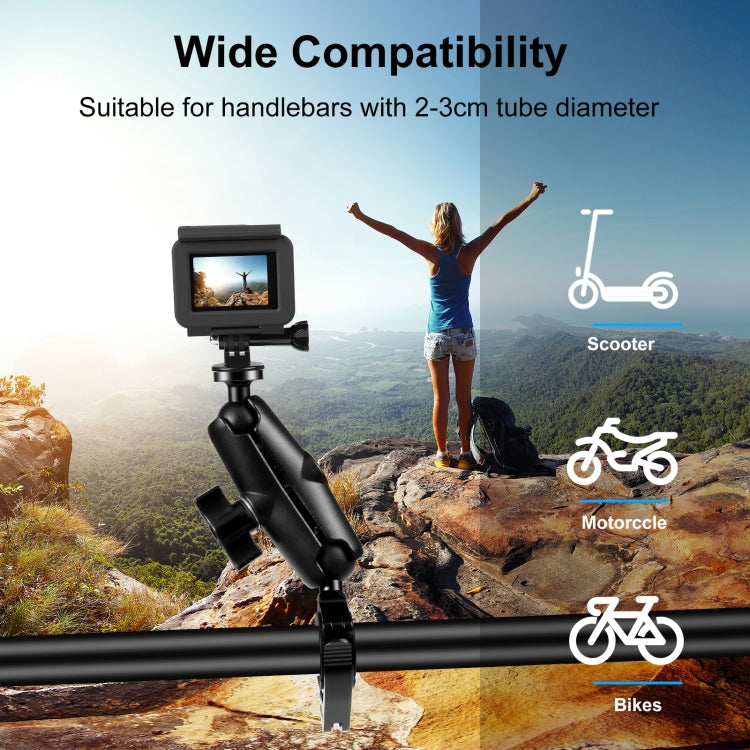 Morsetto sgancio rapido per manubrio action camera