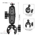 Supporto morsetto granchio per manubrio moto GoPro