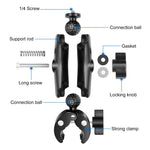 Supporto morsetto granchio per manubrio moto GoPro
