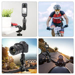 Supporto morsetto granchio per manubrio moto GoPro