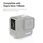 Per GoPro Hero11 Nero Mini PULUZ Copertura interfaccia laterale batteria in metallo, B Type