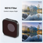 PULUZ Action Camera ND16 Filtro obiettivo per GoPro Hero11 Black / Hero11 Black mini / HERO10 Black / HERO9 Black, ND16