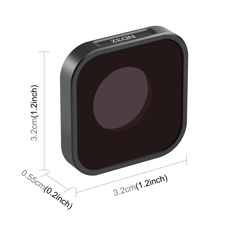 PULUZ Action Camera ND32 Filtro obiettivo per GoPro Hero11 Black / Hero11 Black mini / HERO10 Black / HERO9 Black, ND32