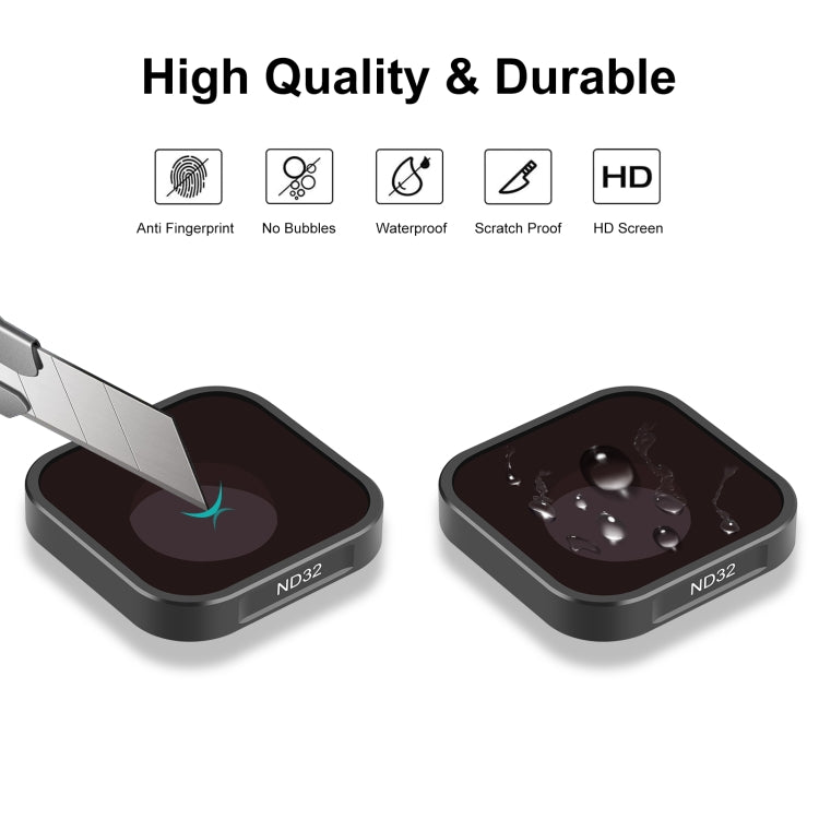 PULUZ Action Camera ND32 Filtro obiettivo per GoPro Hero11 Black / Hero11 Black mini / HERO10 Black / HERO9 Black, ND32