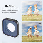 PULUZ Action Camera Filtro obiettivo UV per GoPro Hero11 Black / Hero11 Black mini / HERO10 Black / HERO9 Black, UV