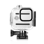 Per GoPro Hero11 Mini Nero PULUZ Custodia protettiva impermeabile da 40 m con fibbia di montaggio di base e vite, For GoPro Hero11 Black Mini