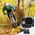 Per GoPro Hero11 Mini Nero PULUZ Custodia protettiva impermeabile da 40 m con fibbia di montaggio di base e vite, For GoPro Hero11 Black Mini