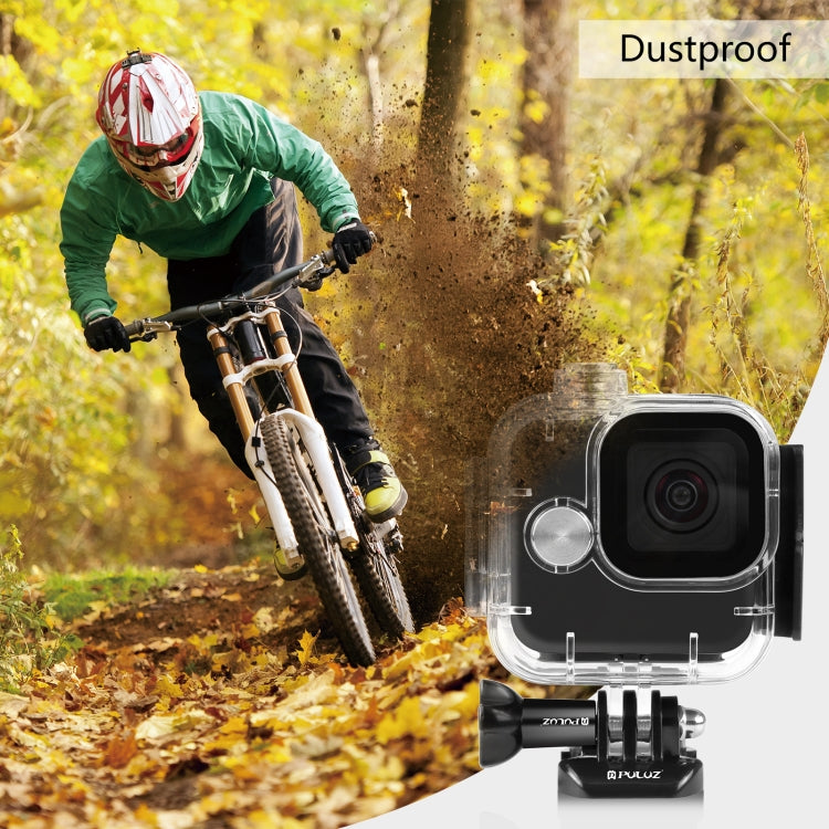 Per GoPro Hero11 Mini Nero PULUZ Custodia protettiva impermeabile da 40 m con fibbia di montaggio di base e vite, For GoPro Hero11 Black Mini