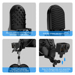 Supporto morsetto mentoniera casco per GoPro e action cam