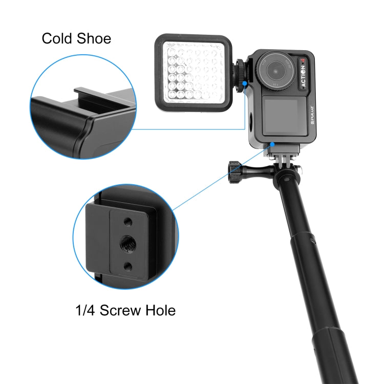 Gabbia metallica con slitta fredda per DJI Osmo Action 4/3