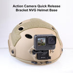 Staffa a sgancio rapido in alluminio per casco NVG
