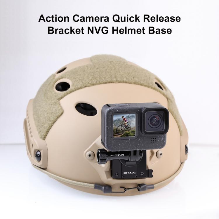 Staffa a sgancio rapido in alluminio per casco NVG