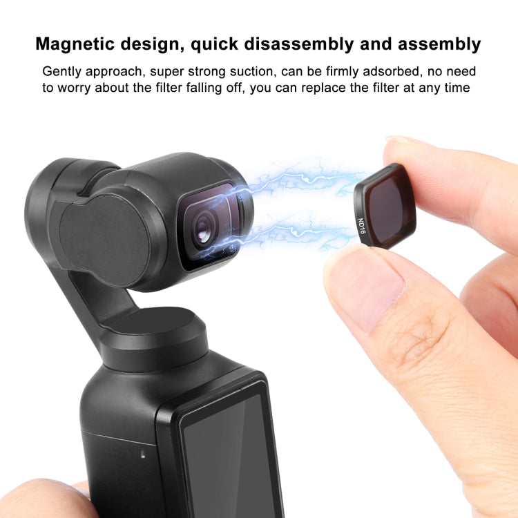 Filtro ND16 magnetico per DJI Osmo Pocket 3