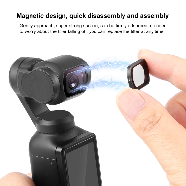 Filtro UV magnetico per obiettivo DJI Pocket 160