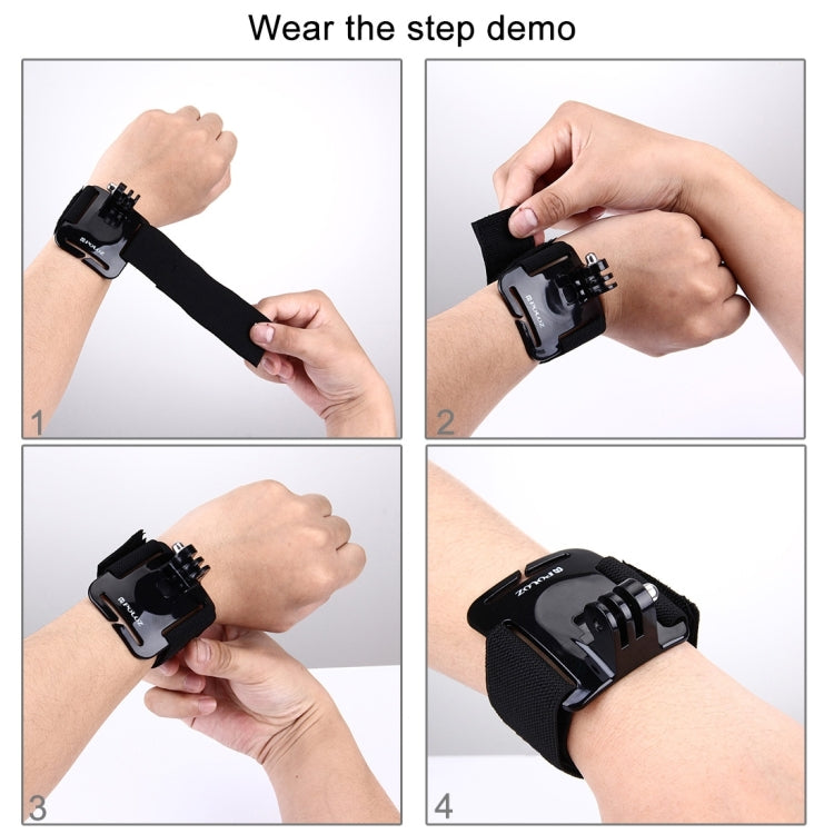 Cinturino da polso regolabile per action camera