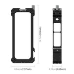 Telaio protettivo in metallo per Insta360 X4 con base cold shoe