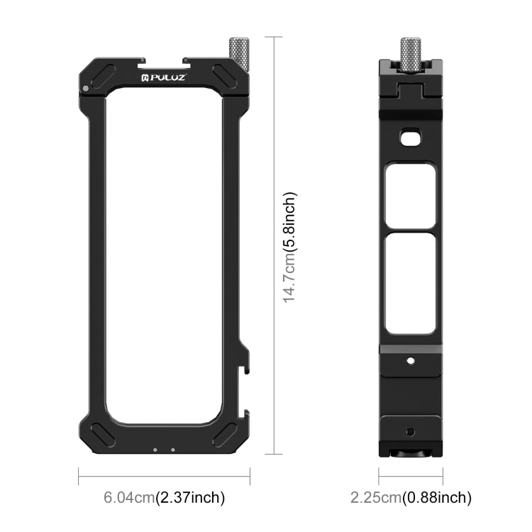Telaio protettivo in metallo per Insta360 X4 con base cold shoe