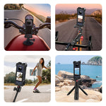 Telaio protettivo in metallo per Insta360 X4 con base cold shoe