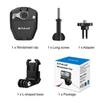 Clip montaggio parabrezza per action cam GoPro e DJI