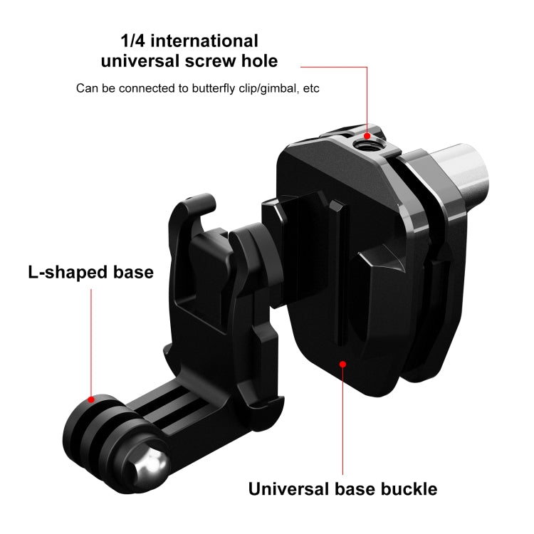 Clip montaggio parabrezza per action cam GoPro e DJI