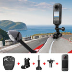 Clip montaggio parabrezza per action cam GoPro e DJI