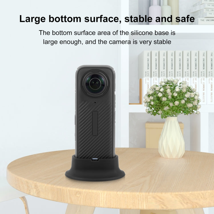 Dock in silicone per Insta360 X4 base fissa da tavolo