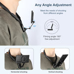 Staffa magnetica da collo per action cam e smartphone