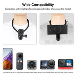 Staffa magnetica da collo per action cam e smartphone